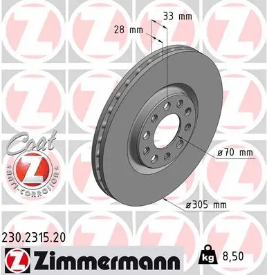 Brake Disc (230.2315.20)
