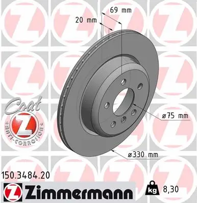 Brake Disc (150.3484.20)