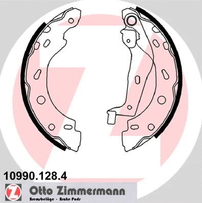 Brake Shoe Set (10990.128.4)