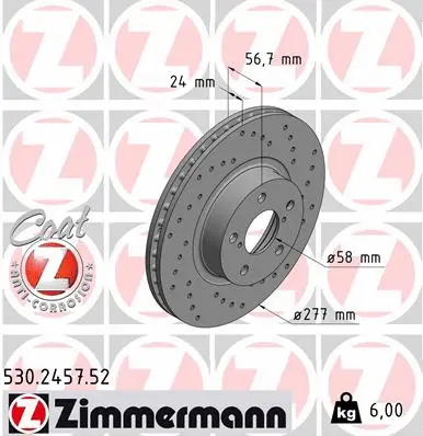 Brake Disc (530.2457.52)