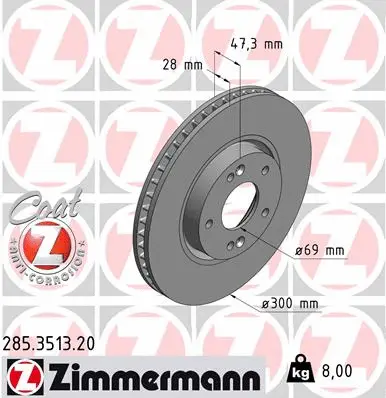 Brake Disc (285.3513.20)