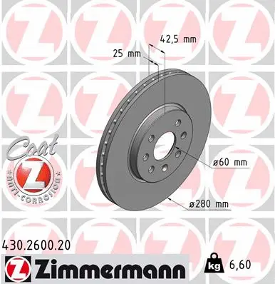Brake Disc (430.2600.20)
