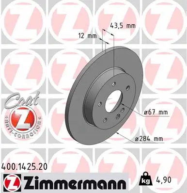 Brake Disc (400.1425.20)