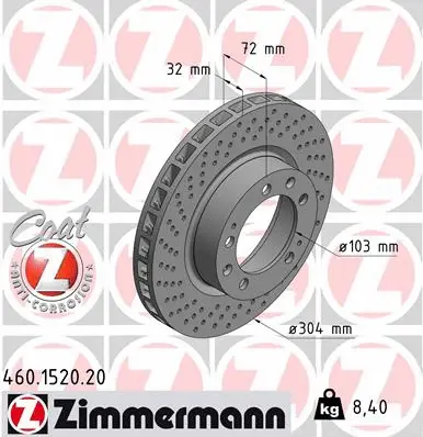 Brake Disc (460.1520.20)