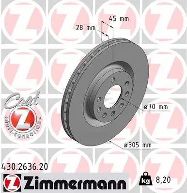 Brake Disc (430.2636.20)