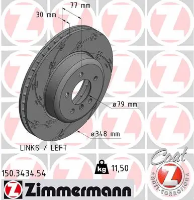 Brake Disc (150.3434.54)