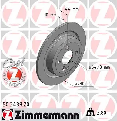 Brake Disc (150.3489.20)