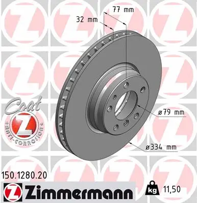 Brake Disc (150.1280.20)
