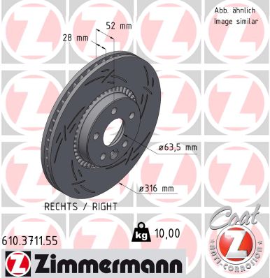 Brake Disc (610.3711.55)