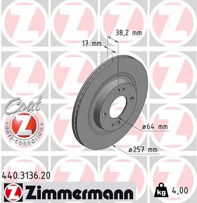 Brake Disc (440.3136.20)