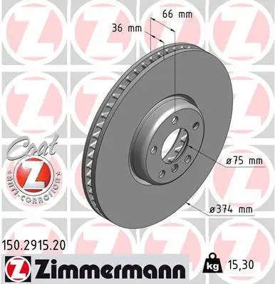 Brake Disc (150.2915.20)