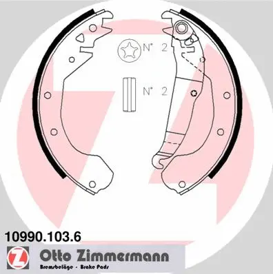 Brake Shoe Set (10990.103.6)