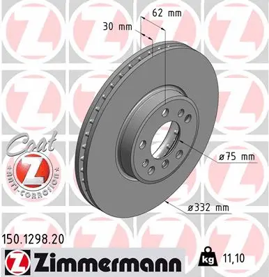 Brake Disc (150.1298.20)