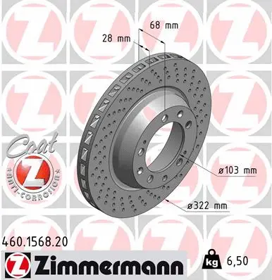 Brake Disc (460.1568.20)