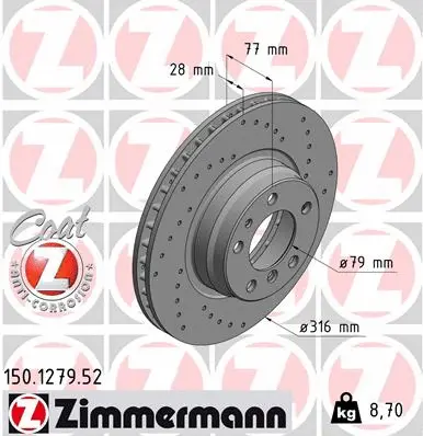 Brake Disc (150.1279.52)
