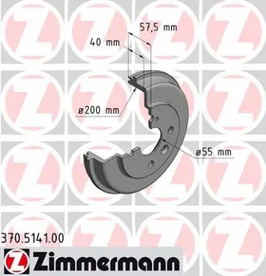 Brake Drum (370.5141.00)