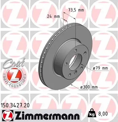 Brake Disc (150.3427.20)