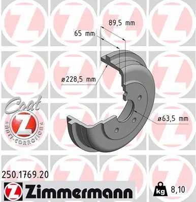 Brake Drum (250.1769.20)