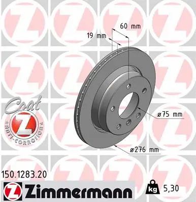 Brake Disc (150.1283.20)