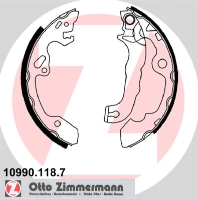 Brake Shoe Set (10990.118.7)
