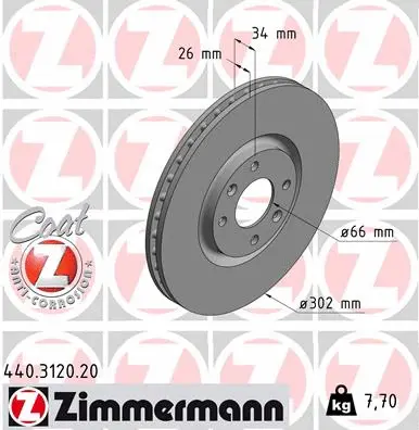 Brake Disc (440.3120.20)