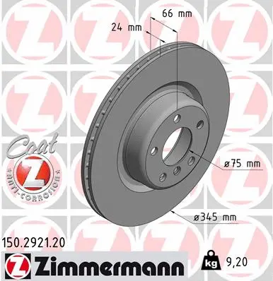 Brake Disc (150.2921.20)