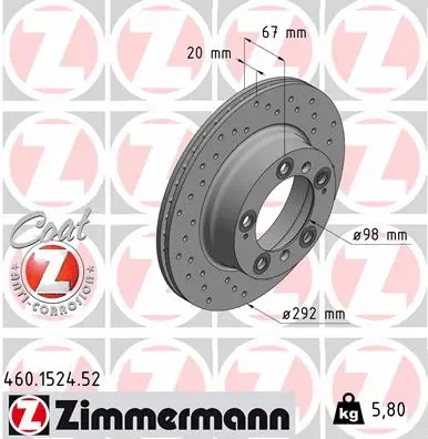 Brake Disc (460.1524.52)