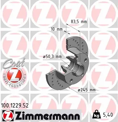 Brake Disc (100.1229.52)