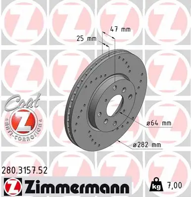 Brake Disc (280.3157.52)
