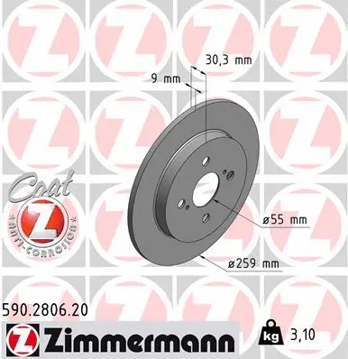 Brake Disc (590.2806.20)