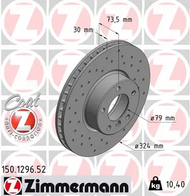 Brake Disc (150.1296.52)