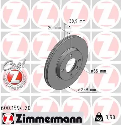 Brake Disc (600.1594.20)
