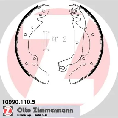 Brake Shoe Set (10990.110.5)