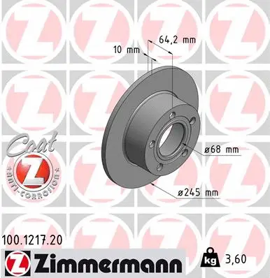 Brake Disc (100.1217.20)