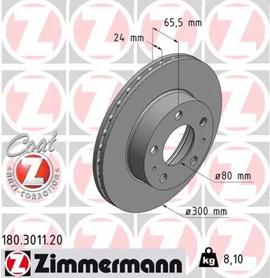 Brake Disc (180.3011.20)