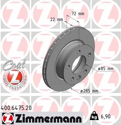 Brake Disc (400.6475.20)