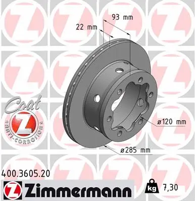Brake Disc (400.3605.20)