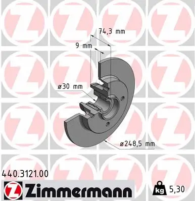 Brake Disc (440.3121.00)