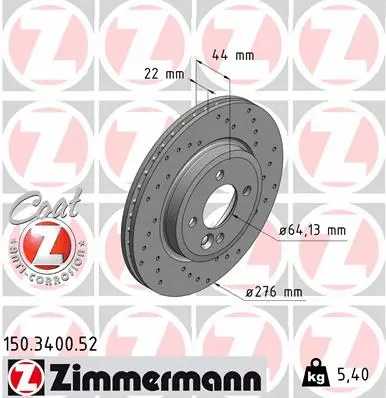 Brake Disc (150.3400.52)
