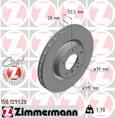 Brake Disc (150.1291.20)