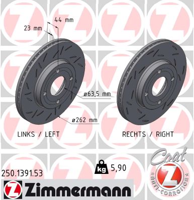 Brake Disc (250.1391.53)