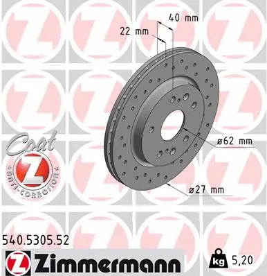 Brake Disc (540.5305.52)