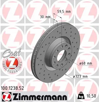 Brake Disc (100.1238.52)