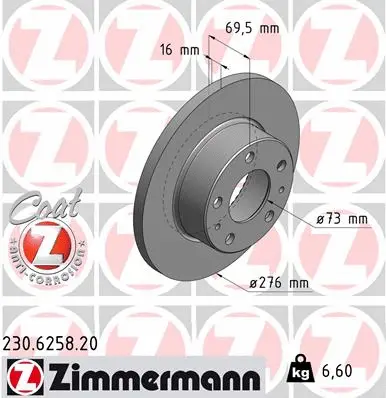 Brake Disc (230.6258.20)
