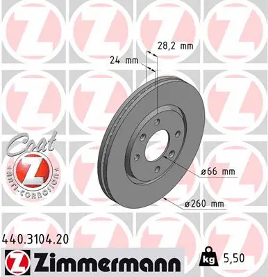 Brake Disc (440.3104.20)