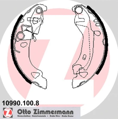 Brake Shoe Set (10990.100.8)