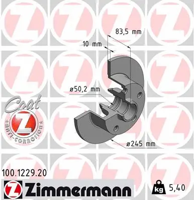 Brake Disc (100.1229.20)