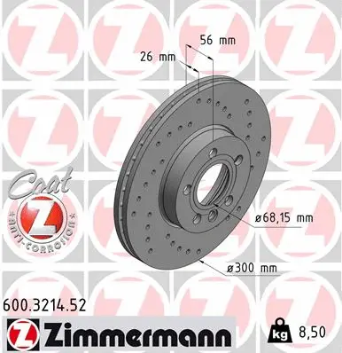 Brake Disc (600.3214.52)