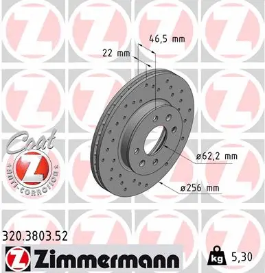 Brake Disc (320.3803.52)