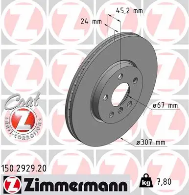 Brake Disc (150.2929.20)